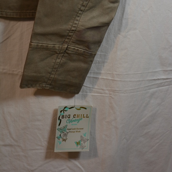 BIG CHILLVINTAGE REPRODUCTION faux Leather BOMBER JACKET SZ XL NWT - Picture 3 of 5